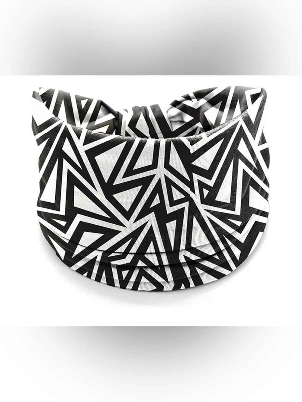 Black & White Geometric headband